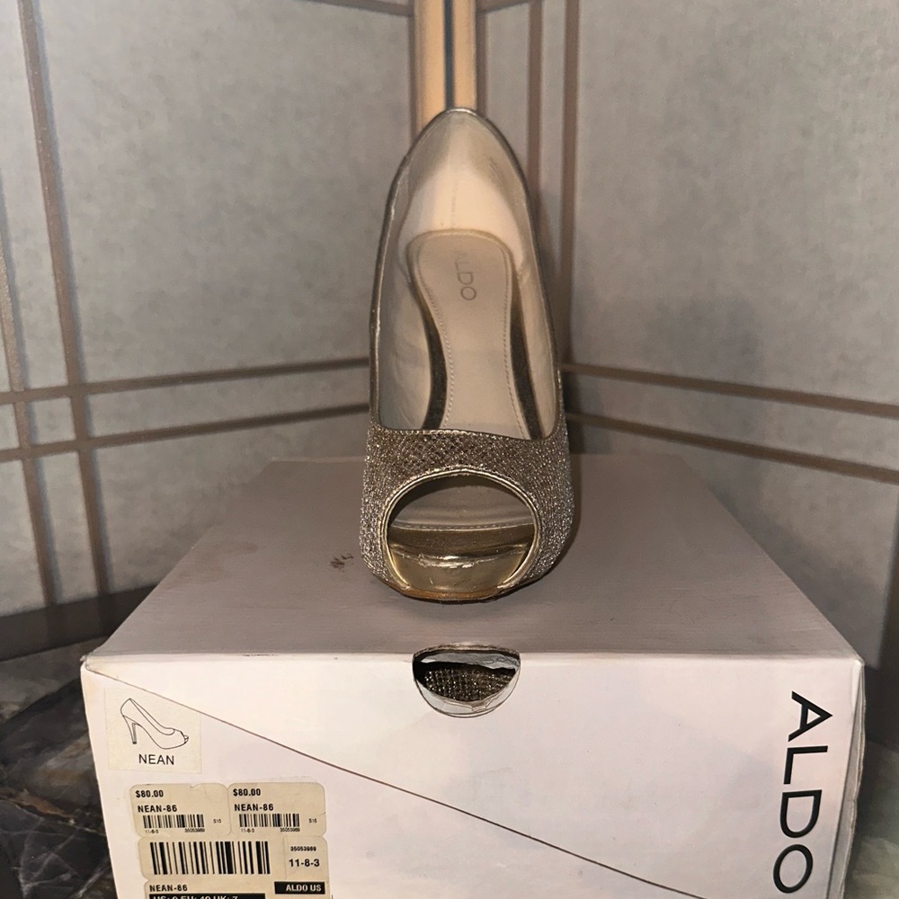 Aldo Gold Heeled Elegance